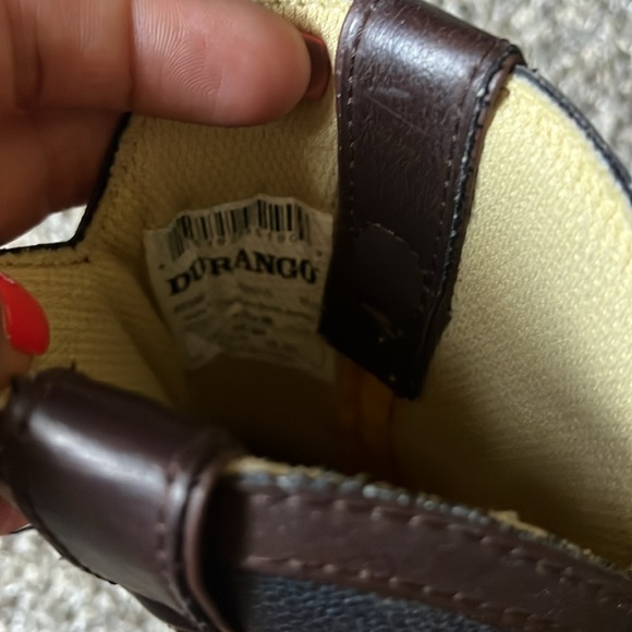 Durango lil 8’ Texas Flag Kids Brown Boots Size 9 - Picture 5 of 5